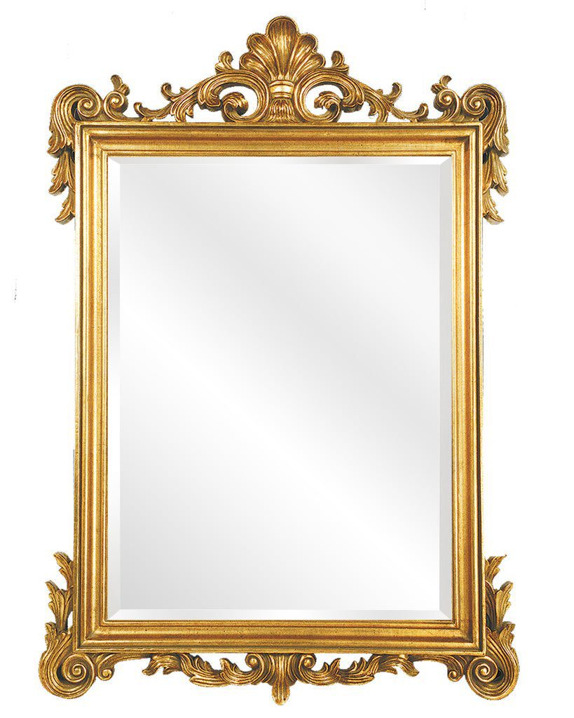 Зеркало в золотой раме 