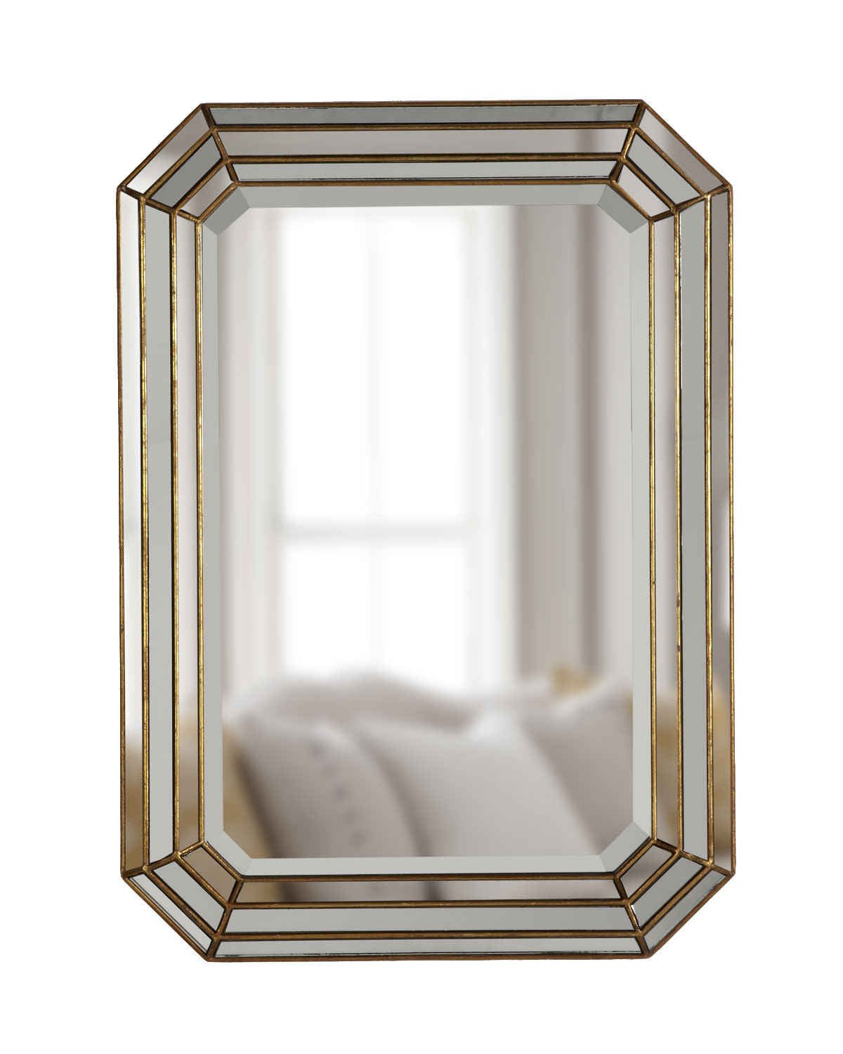 Восьмиугольное зеркало "Глен" (на белом фоне)
