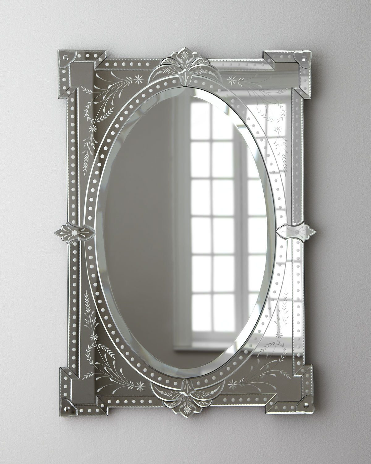 Прямоугольное венецианское зеркало "Пьетро"
