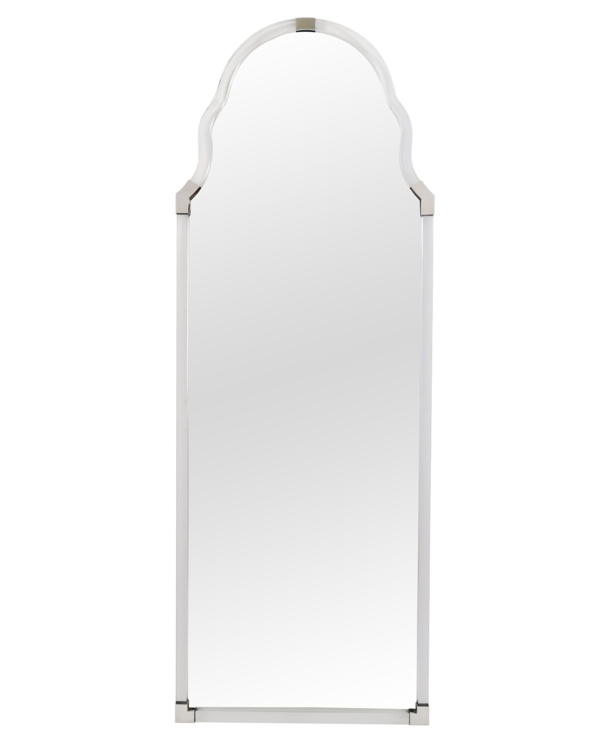 Арочное напольное зеркало "Поллок" в акриловой раме