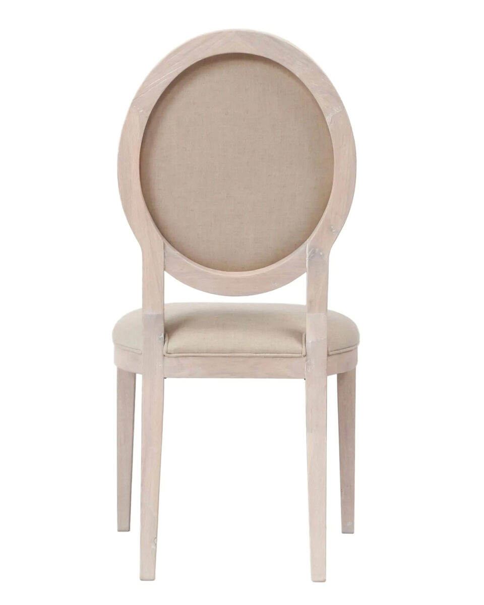 Белый стул из дуба "Эври"