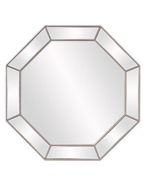 Зеркало в серебряной восьмиугольной раме 