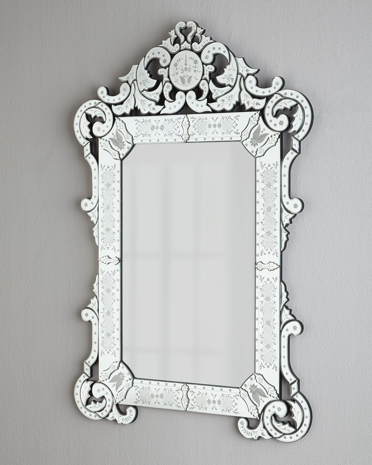Зеркало в венецианском стиле "Марджери" (вид сбоку)