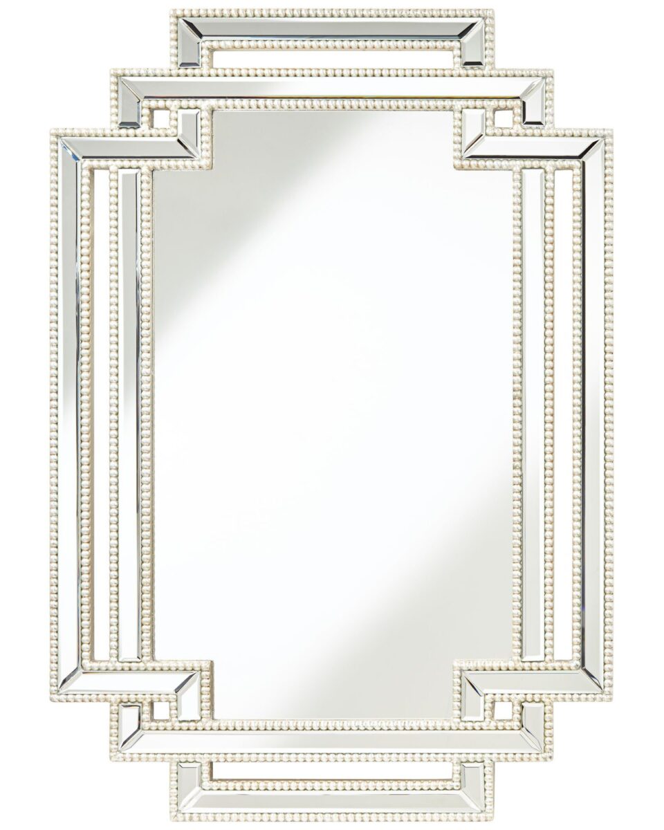 Зеркало в серебряной ажурной раме