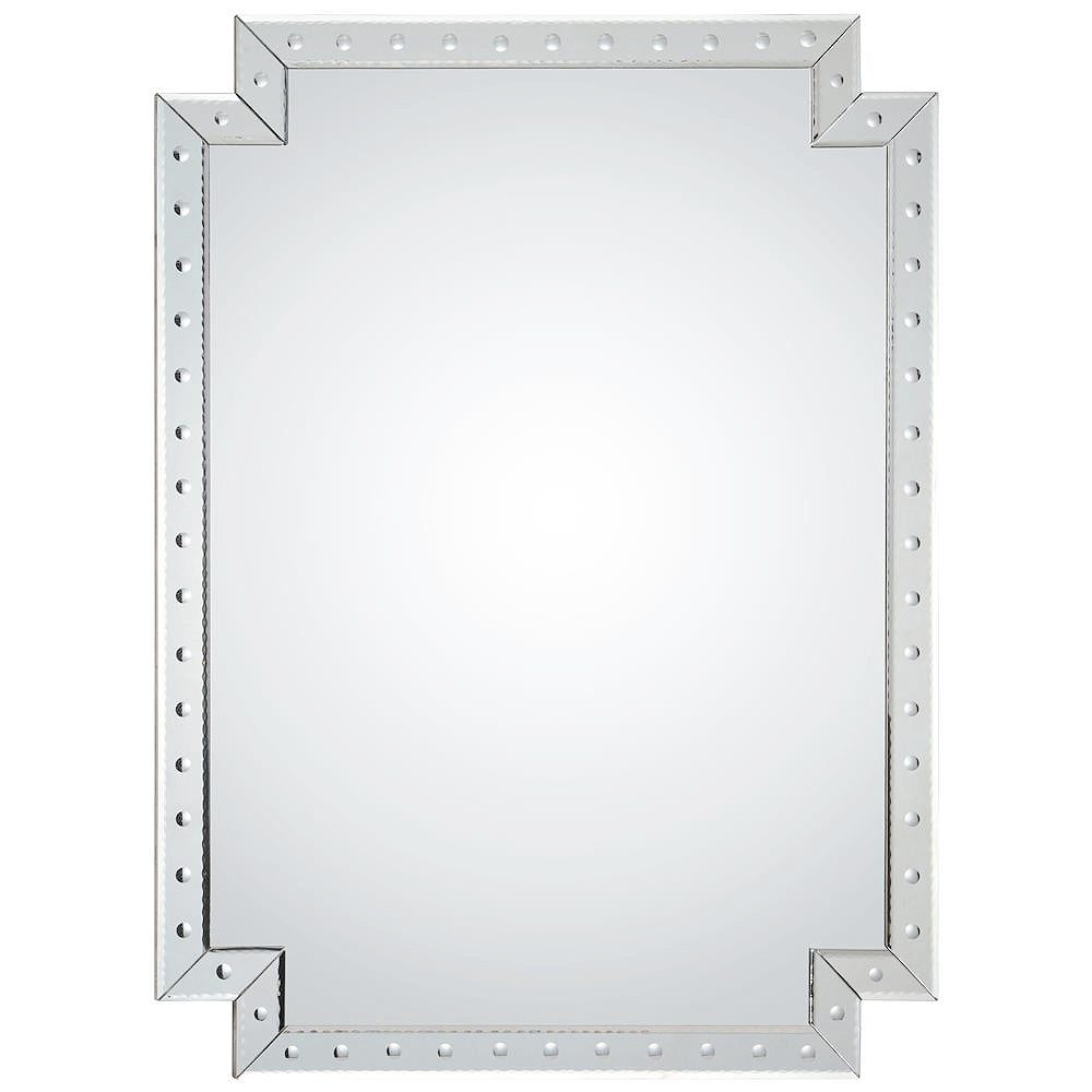 Прямоугольное зеркало в раме "Лурдес" (на белом фоне)