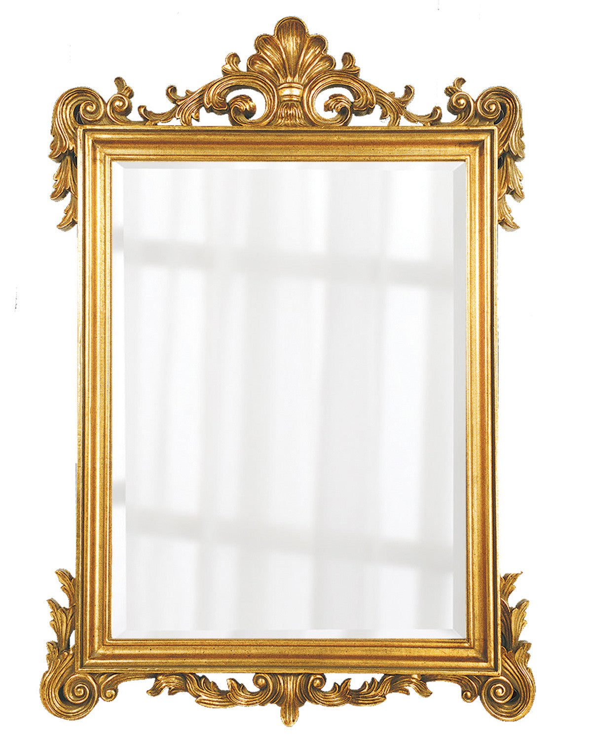 Зеркало в золотой раме "Марсель" в стиле французское барокко