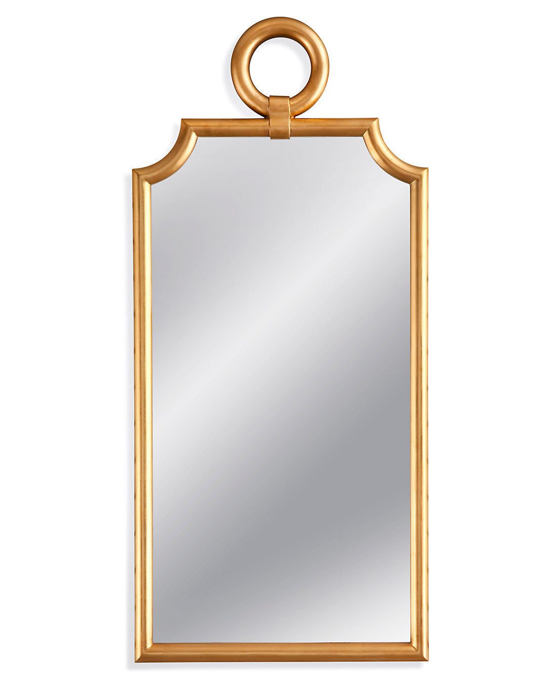 Зеркало в золотой раме "Пьемонт" (на белом фоне)