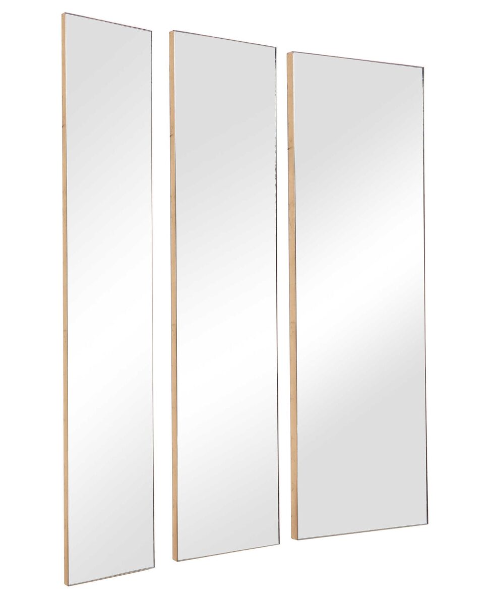 Зеркальная композиция из трех зеркал разного размера "Роулинг"  (на белом фоне)