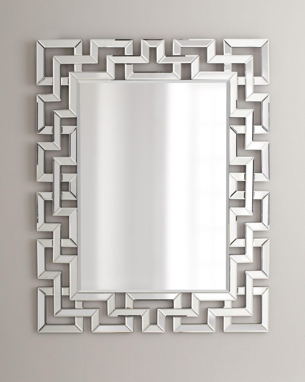 Прямоугольное зеркало с зеркальной мозаикой "Тревизо"