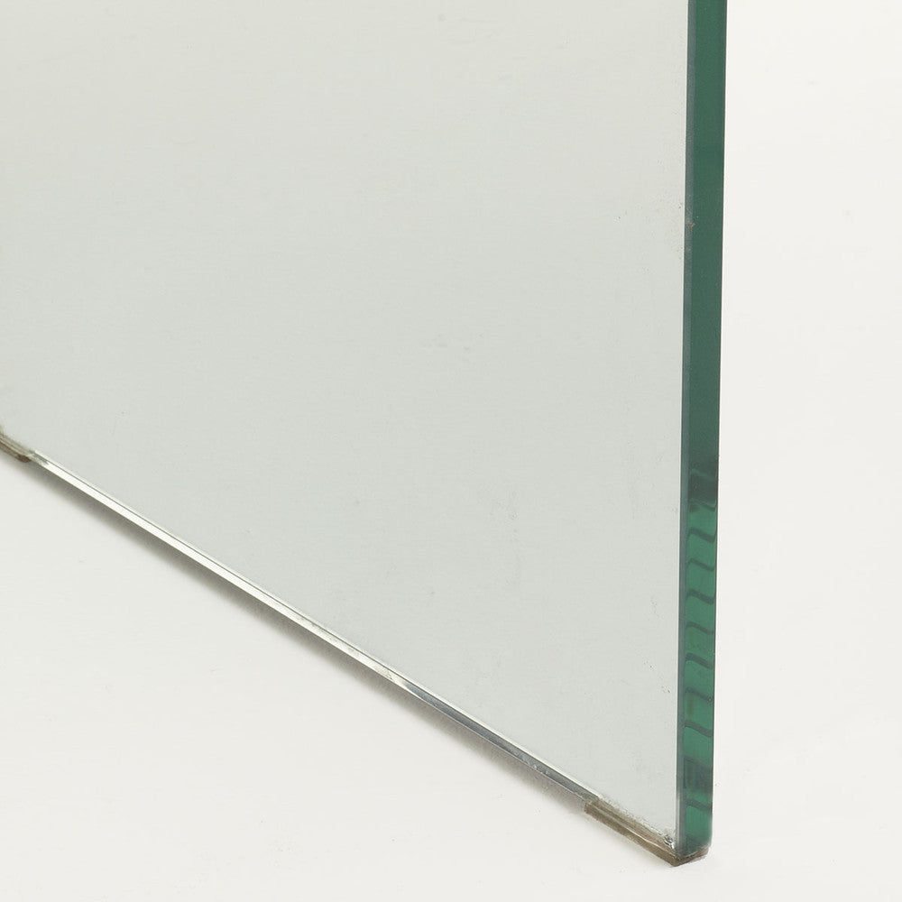 Консоль из закаленного стекла в минималистичном стиле "Стоктон" (ножка крупным планом)