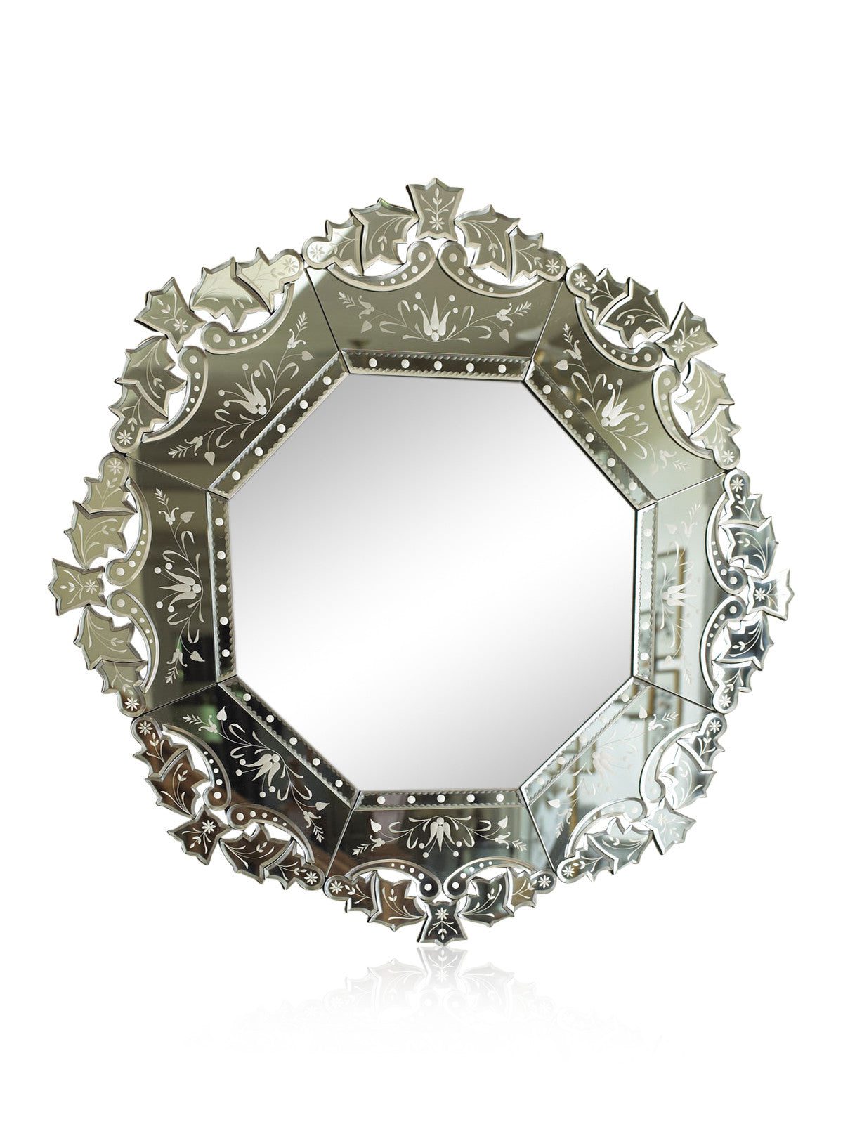 Зеркало в венецианском стиле "Фернан" (на белом фоне)