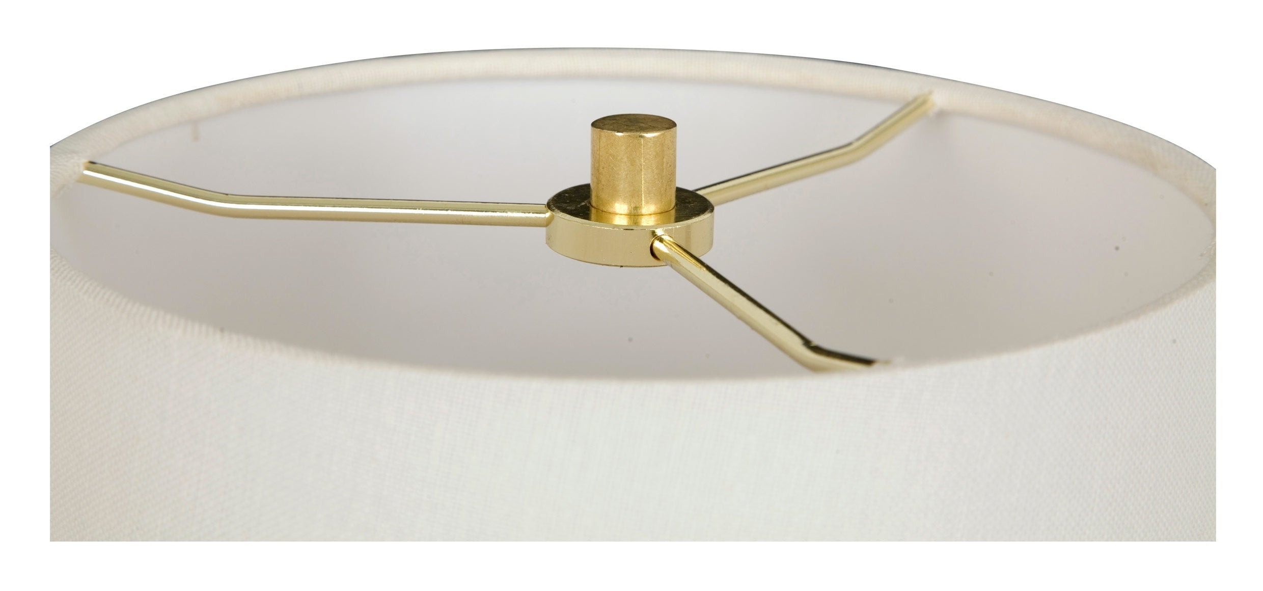 Настольная лампа в форме конуса "Бушвик" (верхняя часть абажура крупным планом)