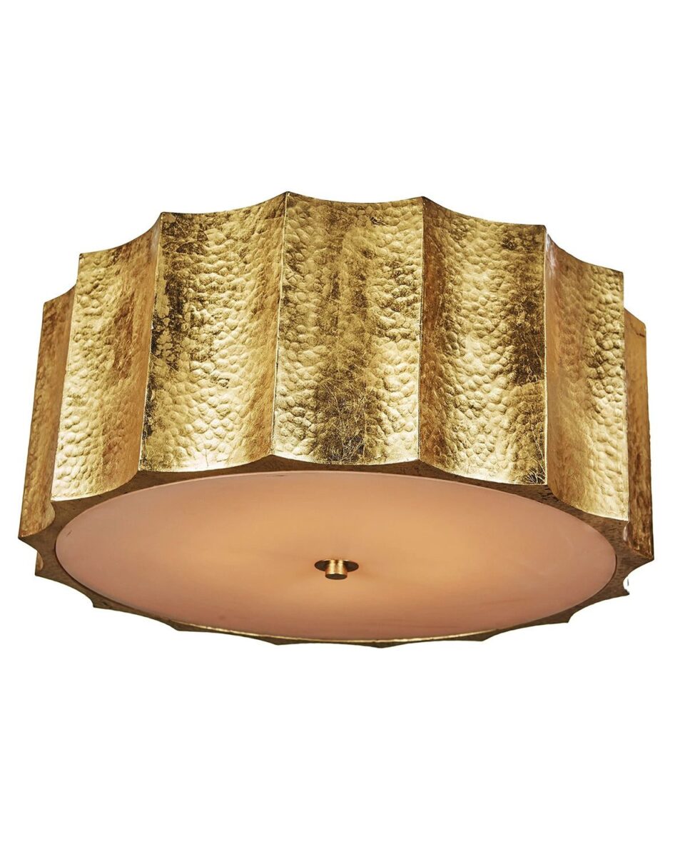 Золотой потолочный светильник 