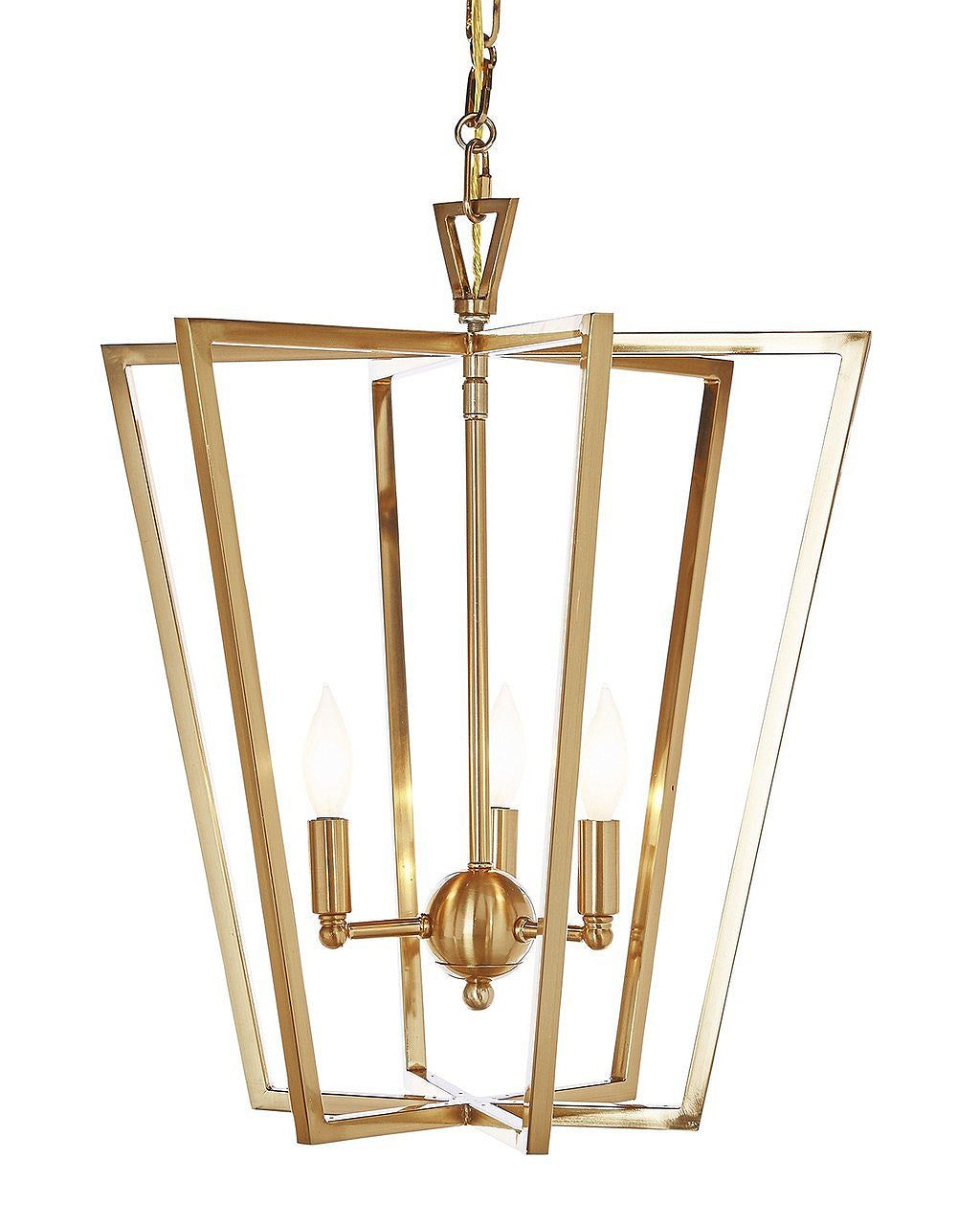 Подвесной светильник "Франц" в форме золотой клетки