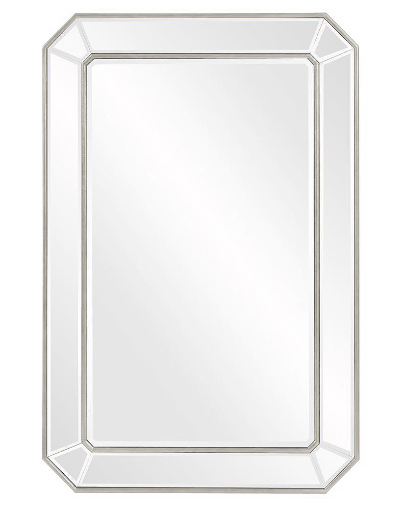 Серебряное зеркало в ванную комнату "Леннокс"