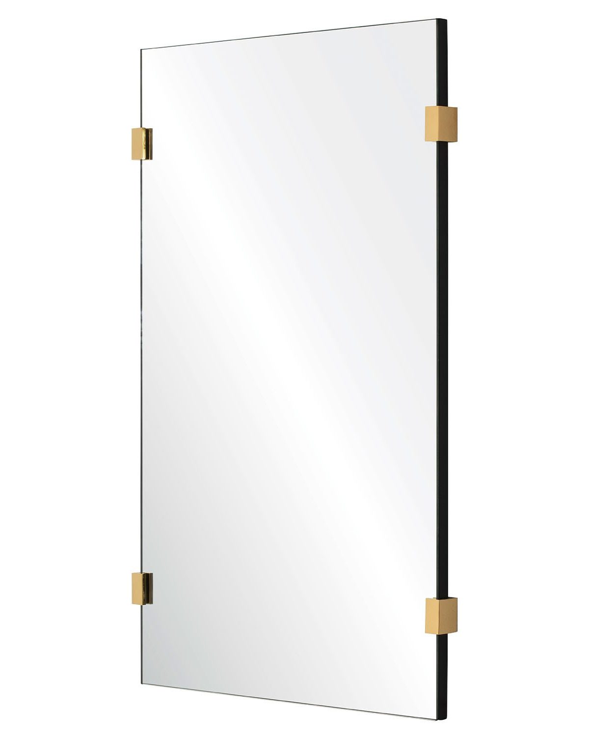 Зеркало настенное с латунными деталями "Чедвик"