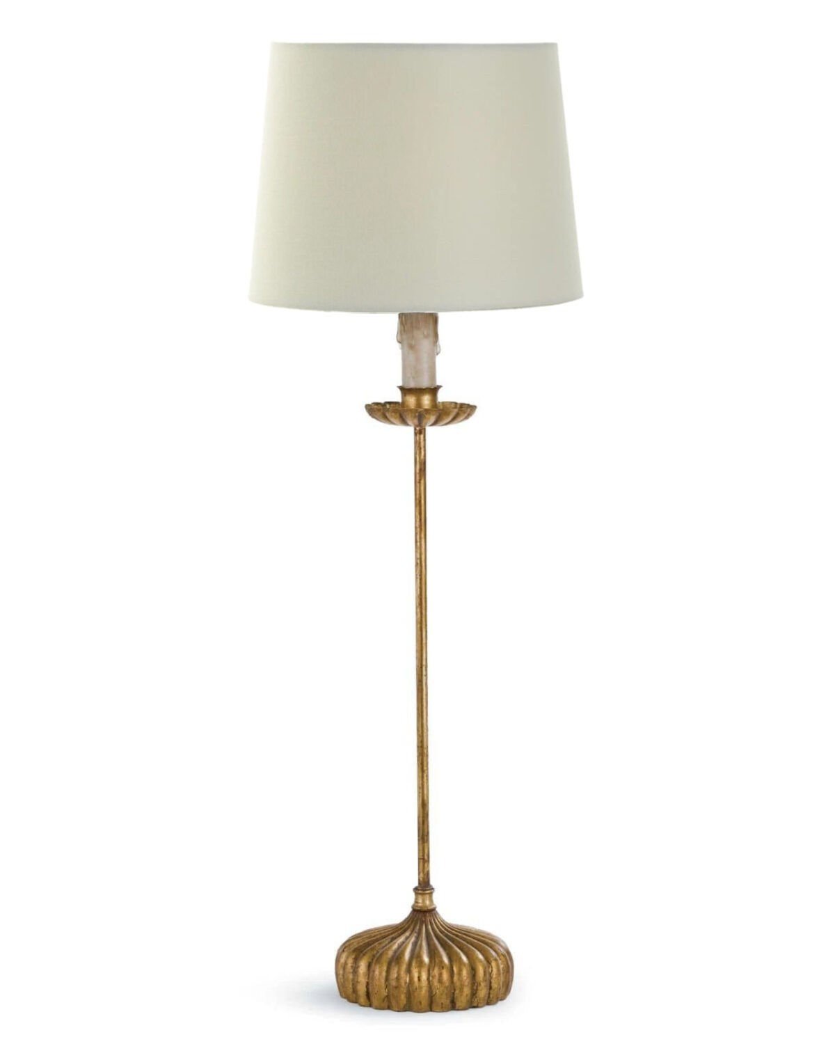 Настольная лампа "Грант" с белым абажуром