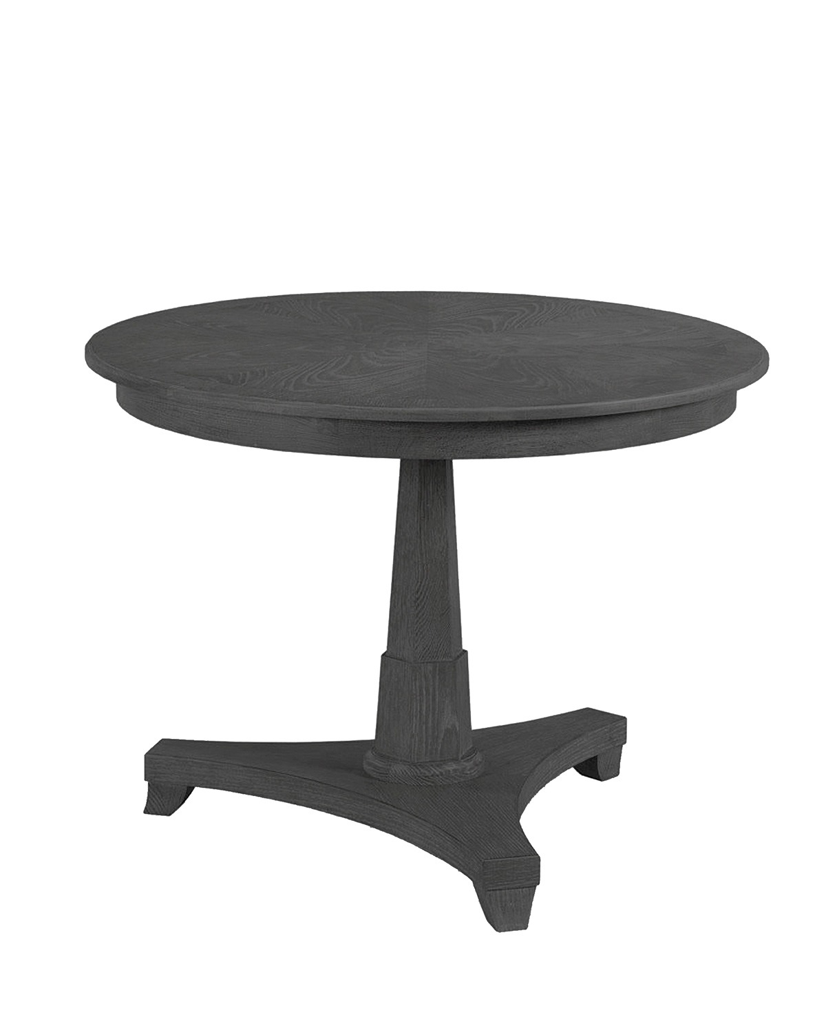 Чёрный обеденный стол из дуба "Парма"