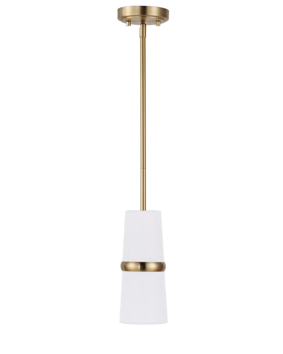 Золотой подвесной светильник "Флемиш"